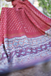 Ajrakh Bandhani Saree 
