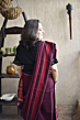 Handloom Tangalia Saree | Maroon