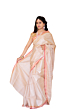 Dobby Tasar Silk Saree