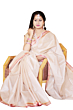 Dobby Tasar Silk Saree