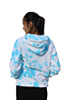 Unisex Tie-Dye Hooded Sweatshirt - Full Sleeve Blue