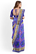 Purple Single ikat Patola Silk Saree