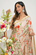 Silk Linen Saree with Embroidery Work & Blouse Piece - Premium Elegant Look