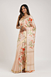 Silk Linen Saree with Embroidery Work & Blouse Piece - Premium Elegant Look