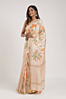 Silk Linen Saree with Embroidery Work & Blouse Piece - Premium Elegant Look