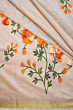 Silk Linen Saree with Embroidery Work & Blouse Piece - Premium Elegant Look