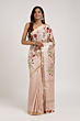 Silk Linen Saree with Embroidery Work & Blouse Piece - Premium Elegant Look