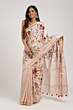 Silk Linen Saree with Embroidery Work & Blouse Piece - Premium Elegant Look