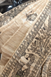 Pure Tussar Ghicha Silk Saree with Madhubani Hand Painting & Running Blouse - Natural Handloom Weave