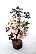 Seven Chakra Gemstone Tree 15 x 8 x 15 inch