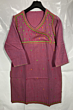 SURPLICE NECKILINE HAND EMBROIDERED KURTA FOR LADIES