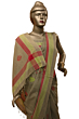 Handloom Anwa saree | Earthy Brown