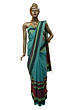 Handloom Anwa saree | Teal Blue