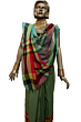 Handloom Anwa saree | Forest Green
