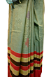 Handloom Anwa saree | Forest Green