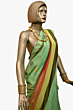 Handloom Anwa saree | Sage Green