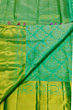 Elegant Green Salem Handloom Silk Saree with Rich Zari Border | wedding sillk sarees