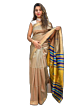 Handwoven Tussar Silk Saree with Extra Weft Design
