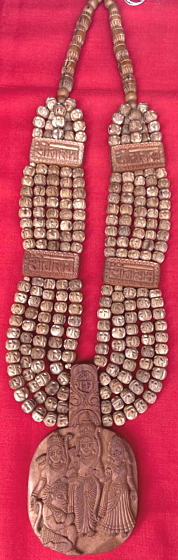 Holy Tulsi Kanthi Haar | Ram Parivar Pendant