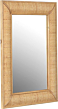 Handcrafted Rattan Rectangle Wall Mirror