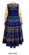 Blue Cotton Printed Gown