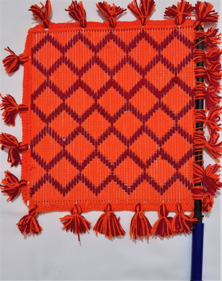 Handmade Wool Hand Fan for Summer