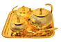 Gold Plated Tea Set - 5 Pieces