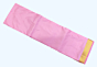 Pink Color Dhothi with Golden Zari Diamond Border 