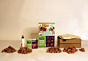 Miniature Terracotta Bricks | DIY Gift Pack| Reddish Brown Bricks | Animal Kingdom Set