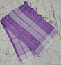 Handloom Fine Cotton Saree | Lavender
