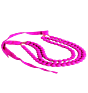 Handcrafted Large Multi layer Pink Fabric Necklace