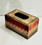 HANDCRAFTED WOODEN TISSUE BOX HOLDER