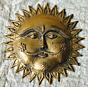 Brass Sun Wall Decor