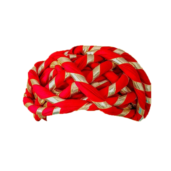 Rajasthani Gol Safa | Red