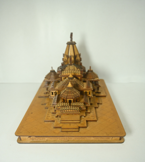 Handcrafted Wooden Ram Temple