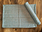Table Mat Beautiful Handmade Cotton Sea Green color  6 Pieces Set