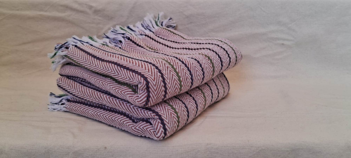 Cotton Bath Towels with Beautiful Stripe Design