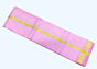 Pink Color Dhothi with Golden Zari Diamond Border 