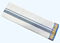 Cream Dhothi with Blue color border