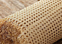 manufactree 24inch  Width Natural Rattan Webbing for Caning Projects Pre , Woven Open Mesh Cane , Cane Webbing Sheet,Natural Rattan Cane Webbing roll 24x24 inch