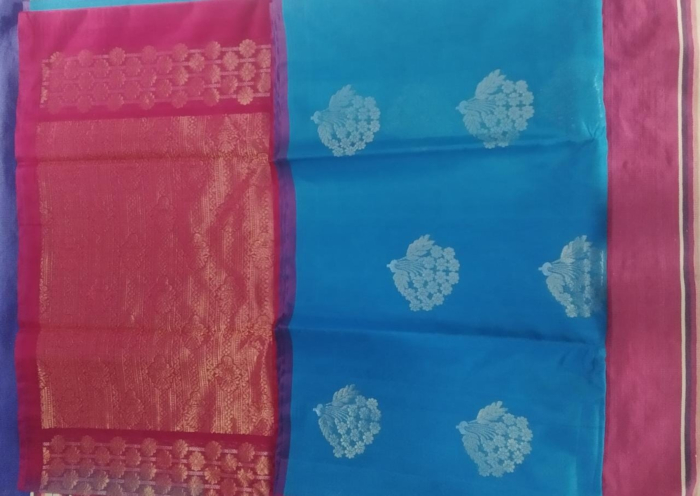 Handmade Kora Cotton Saree  01