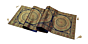 Premium Banarasi Brocade Silk Table Runner -Ethnic Mandala Design  16 x 72 inches - 6 Ft Long- Navy Blue
