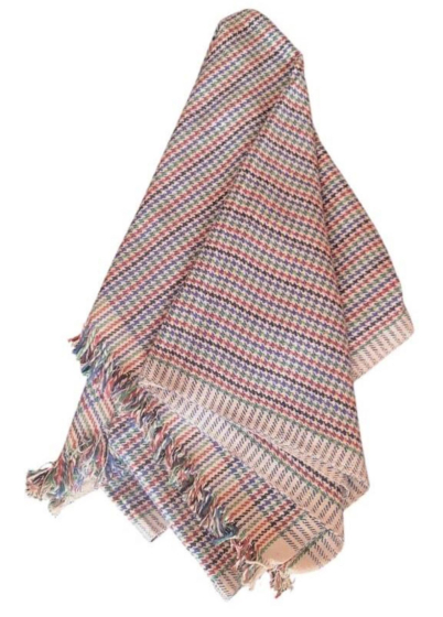 Rajasthan Village Blanket Large Size Multicolor Weave