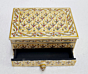 Wooden Base Bone Craft Jewellery Box