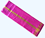 Rose Colour Dhothi and Angavastram Set