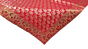 Brocade Silk Table Cloth Square 1 Meter x 1 Meter | Decorative Dining Table Mat with Golden Jacquard Weave | Elegant Home Decor for Festive & Special Occasions -  Red