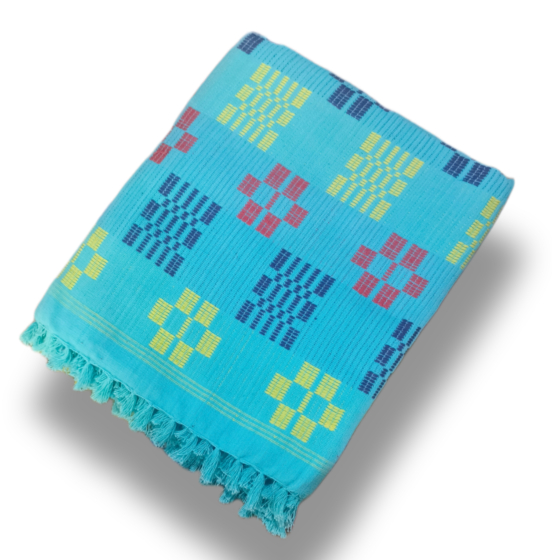 Handmade Cotton Bedsheet | Traditional Woven Cotton Bed Cover for Bedroom Decor