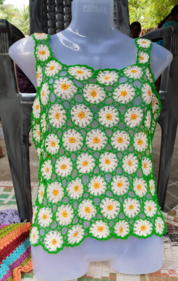 Crochet Daisy Top