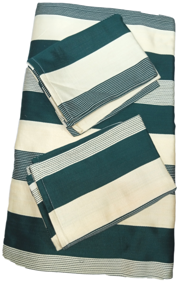 Satin Bedsheet With Stripe