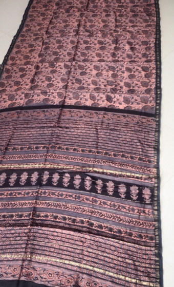 chanderi silk saree